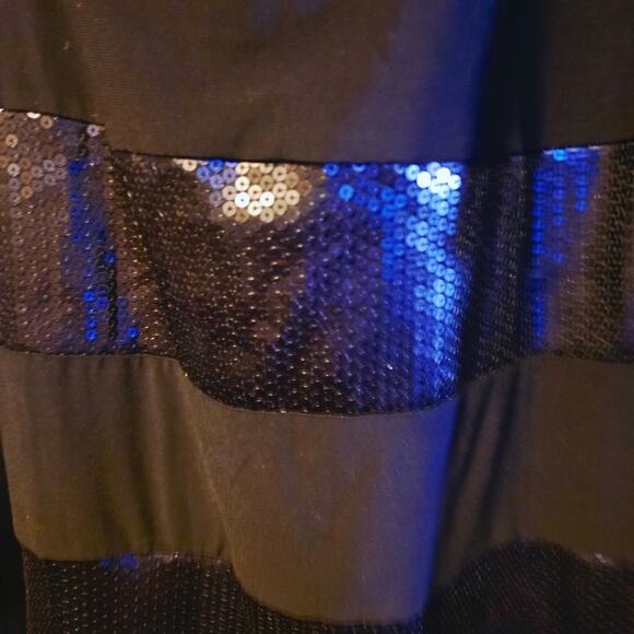 Frederick's of Hollywood one shoulder sequin banded dress size large - Picture 3 of 5